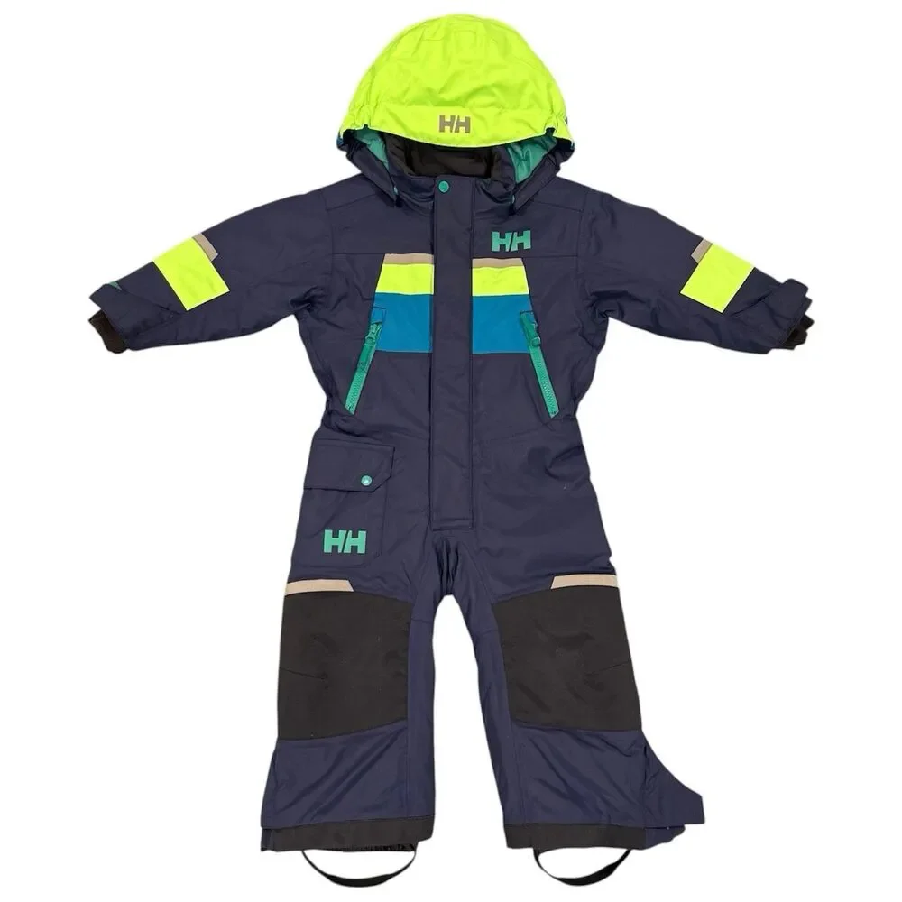 Helly Hansen Rider 3.0 Kids Insulated Snowsuit Size 92/9 PrimaLoft Skiing Youth